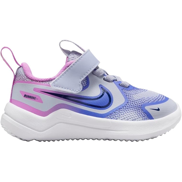 Nike Детские низкие кроссовки Cosmic Runner серо-голубого цвета для младенцев и малышей — фото 3