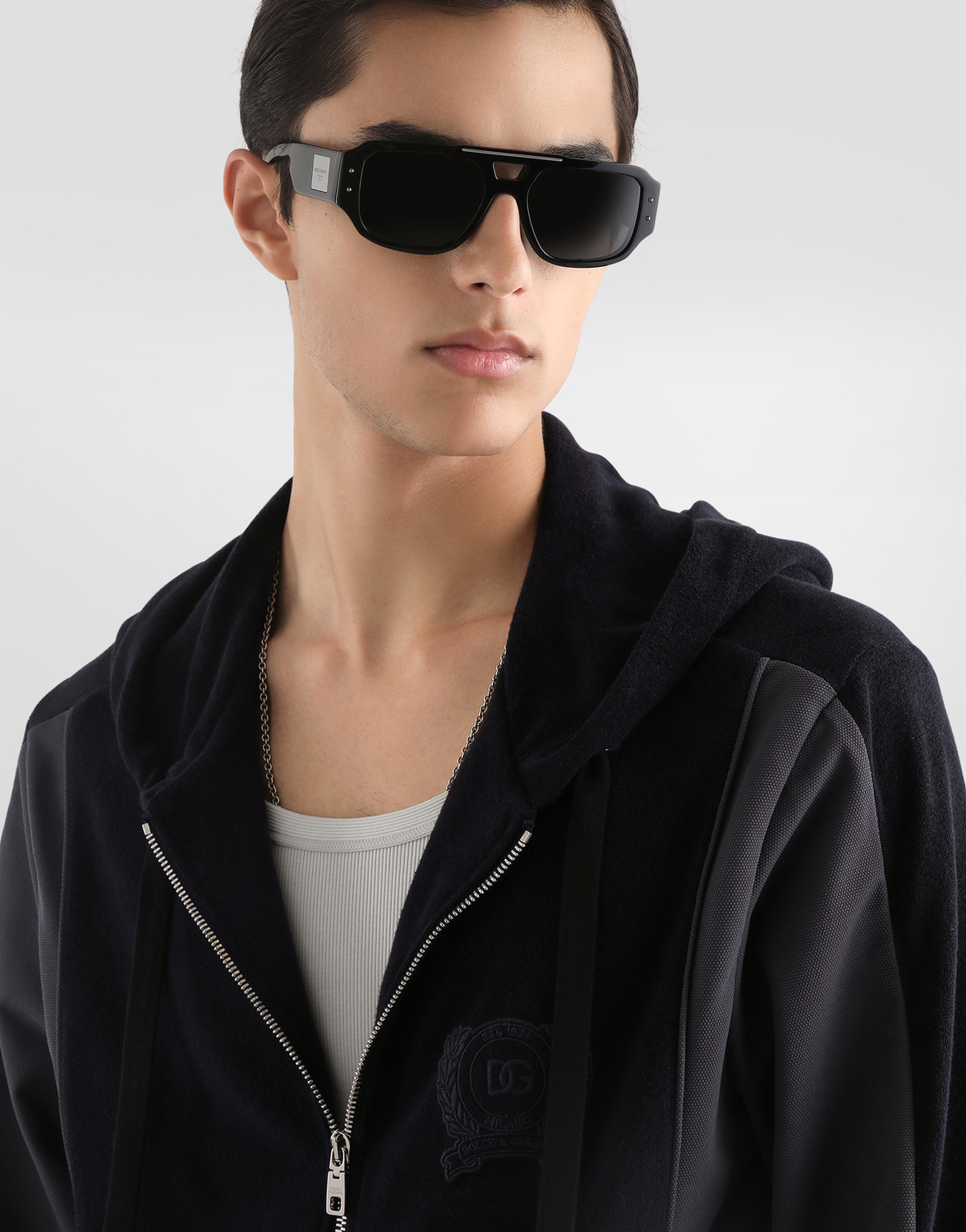 Толстовка Dolce & Gabbana Cotton terry, синий — фото 2