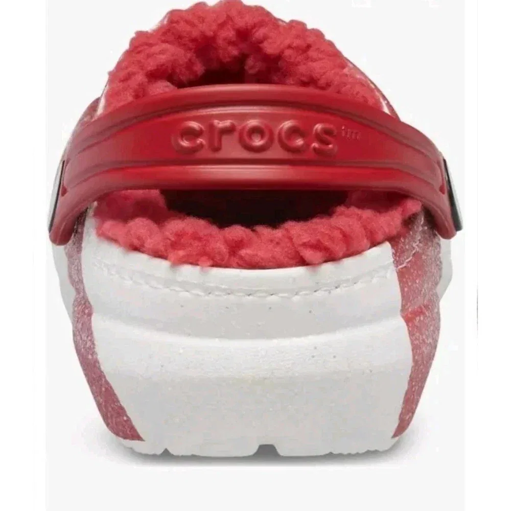 Crocs Classic Lined Holiday 209299-119 Clog White Casual Shoes JAX1184 — фото 3