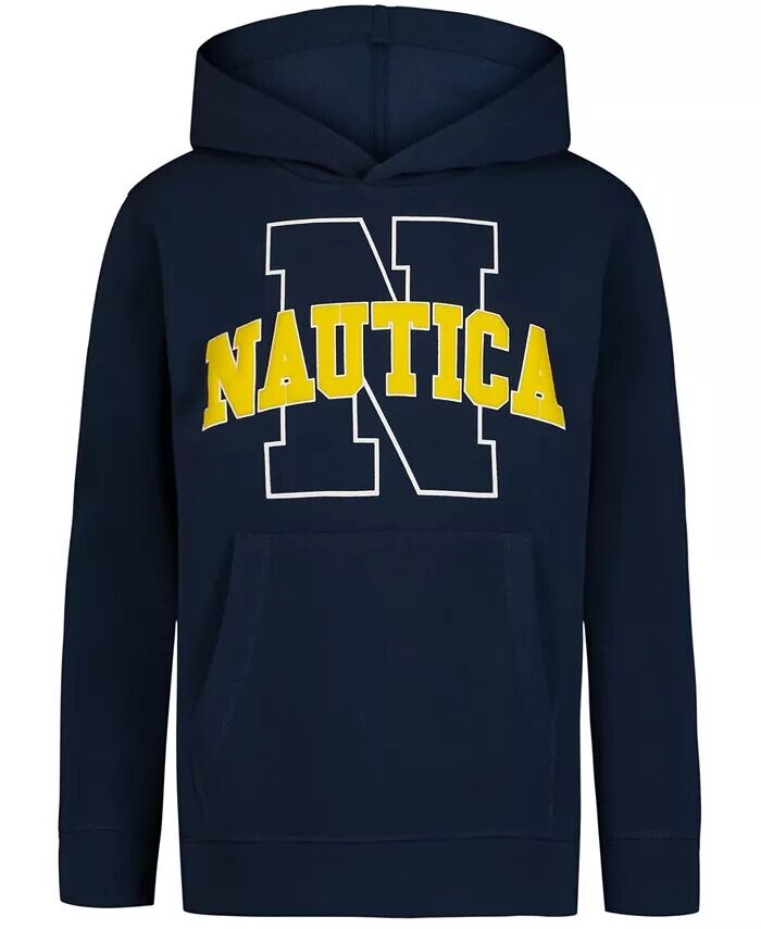 

Пуловер с капюшоном Old School для мальчиков для малышей Nautica, синий