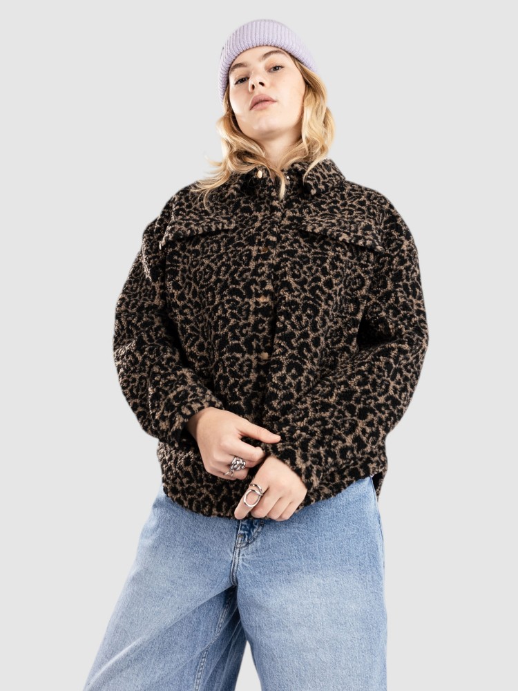 

Зимняя куртка Urban Classics AOP Sherpa Overshirt Jacke, darktaupeleo