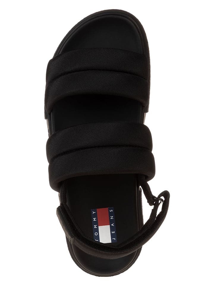 Сандалии на плоской подошве Tommy Hilfiger, черный — фото 4