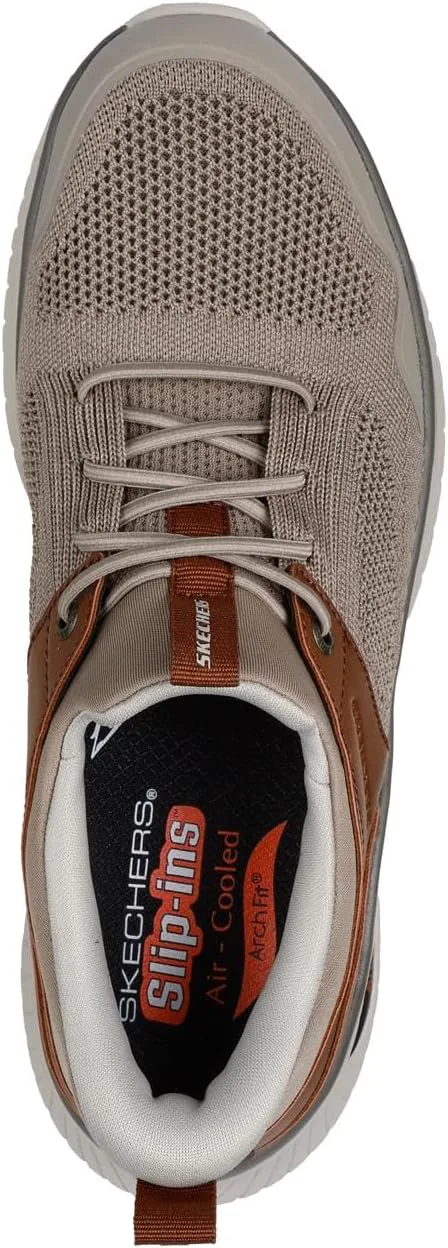 Мужские кроссовки Skechers Arch Fit Crosser - Emeric, коричневый — фото 3