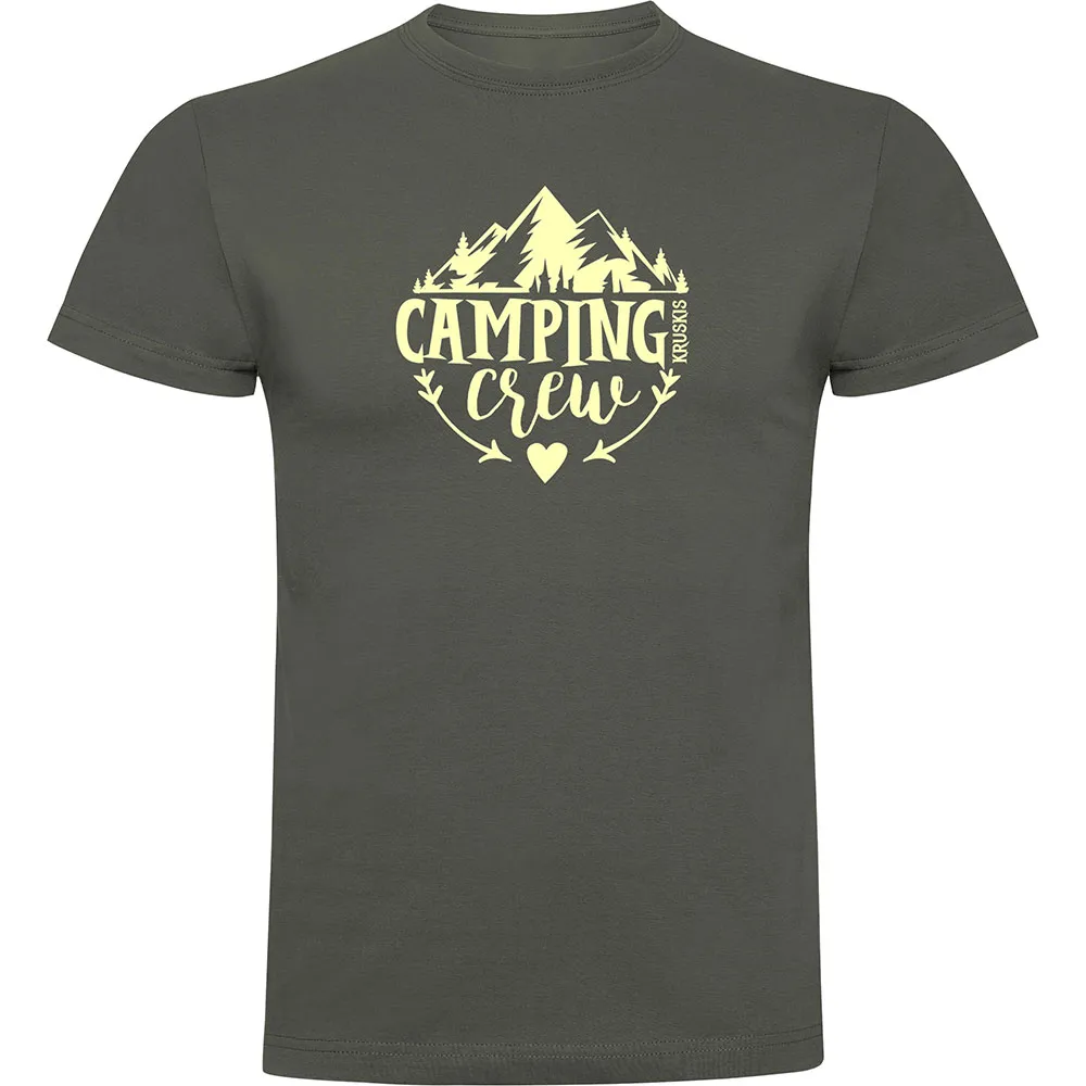 

Футболка с коротким рукавом Kruskis Camping Crew, зеленый