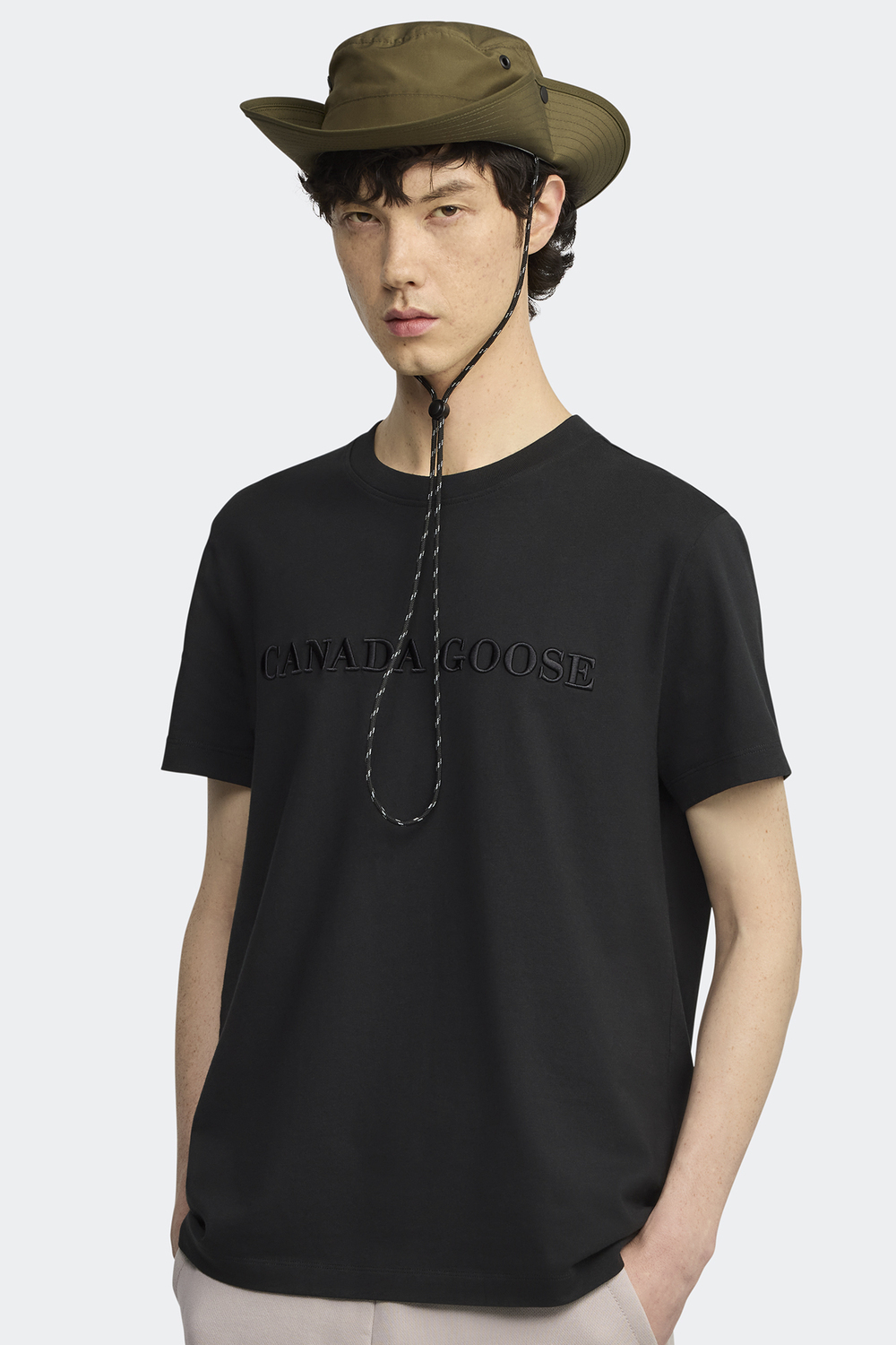 Футболка Canada Goose Emersen Embroidered Crewneck T-Shirt, черный — фото 2