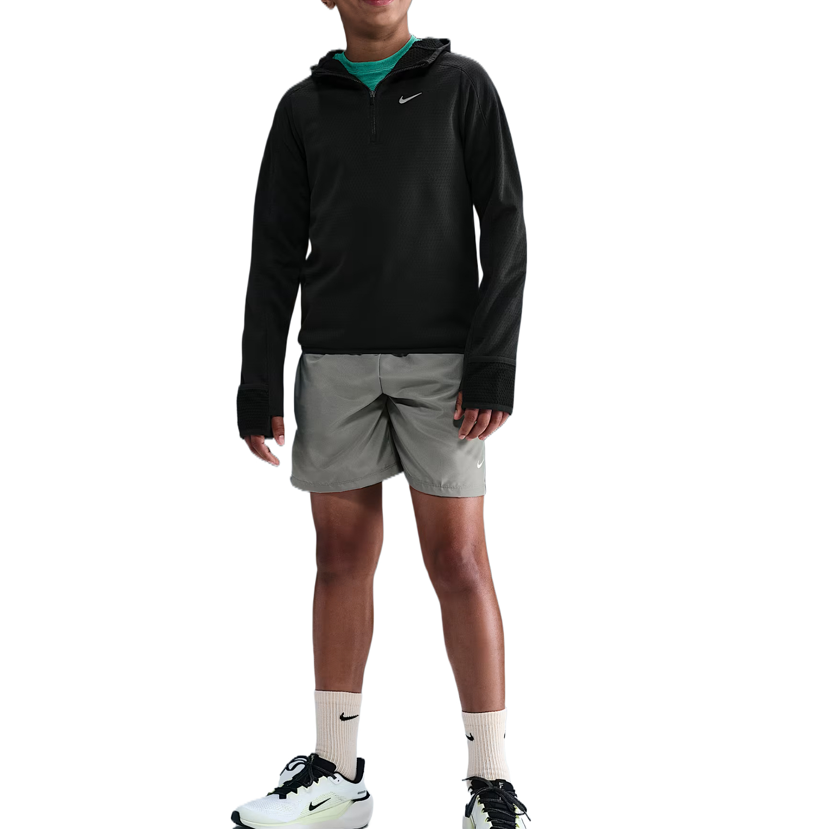 Толстовка Sweatshirt Therma Teenagers Nike, черный — фото 3