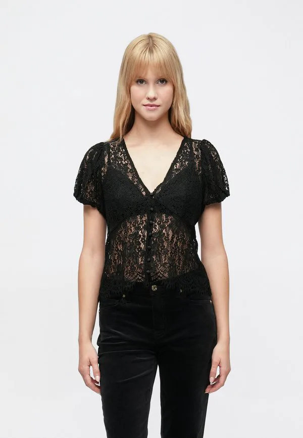 

Футболка с v-образным вырезом и принтом спереди Gap, True Black, Черный, Футболка с v-образным вырезом и принтом спереди Gap, True Black