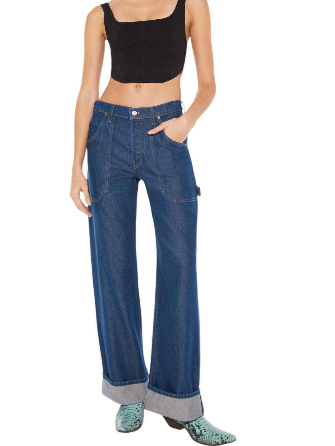 

Джинсы Smoothie Carpenter Sneak Denim In Clean Your Plate Mother