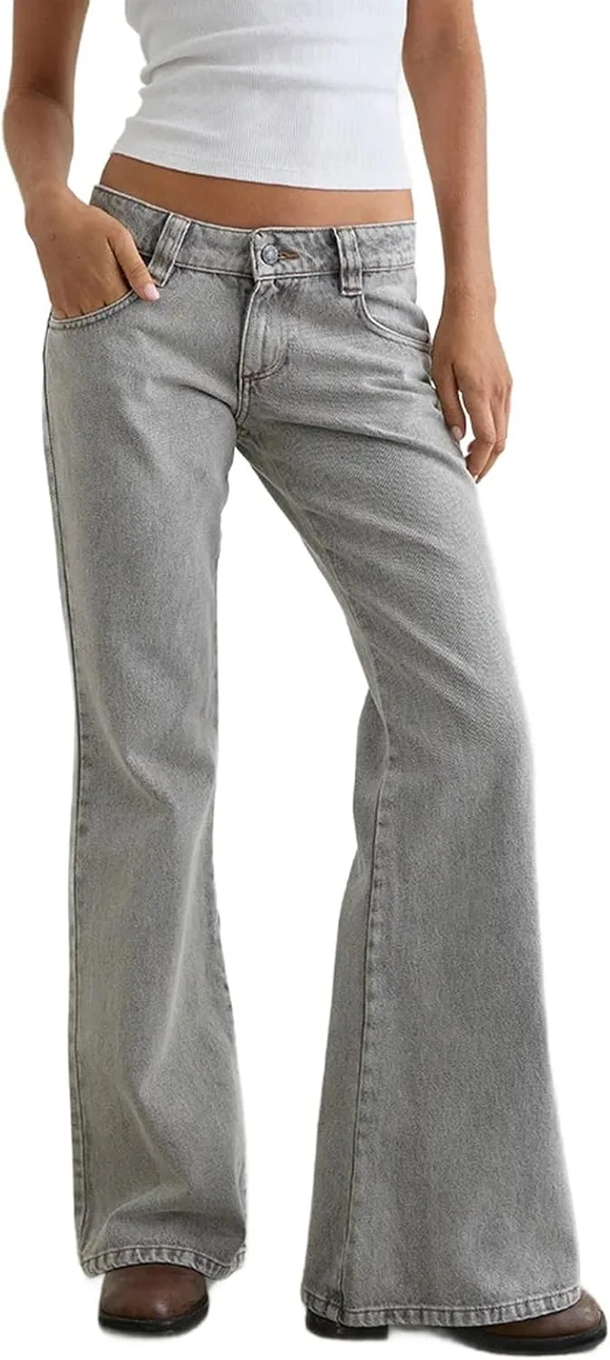 Женские джинсы bootcut low rise с растяжкой