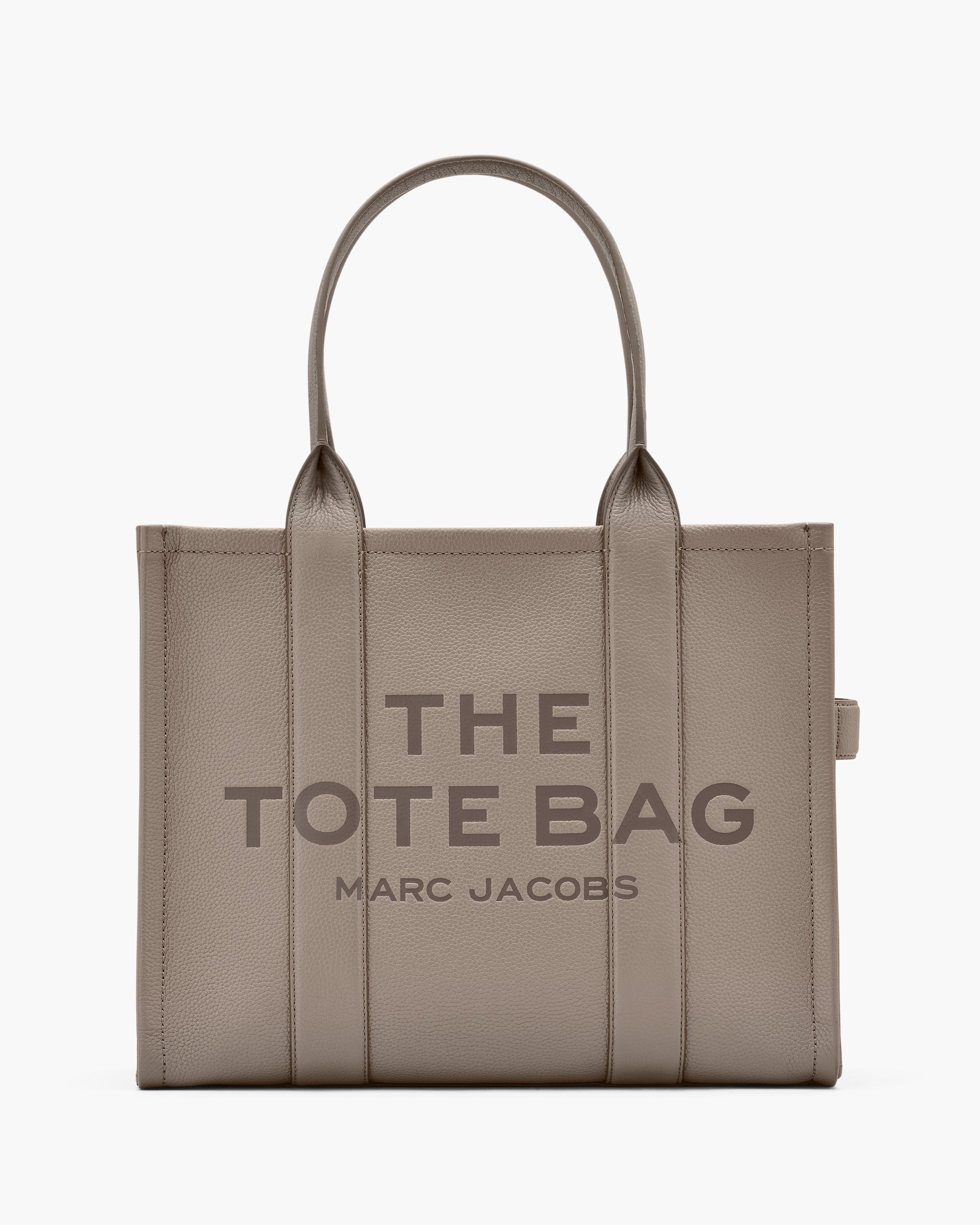 

Большая кожаная сумка-тоут Marc Jacobs, цвет Cement