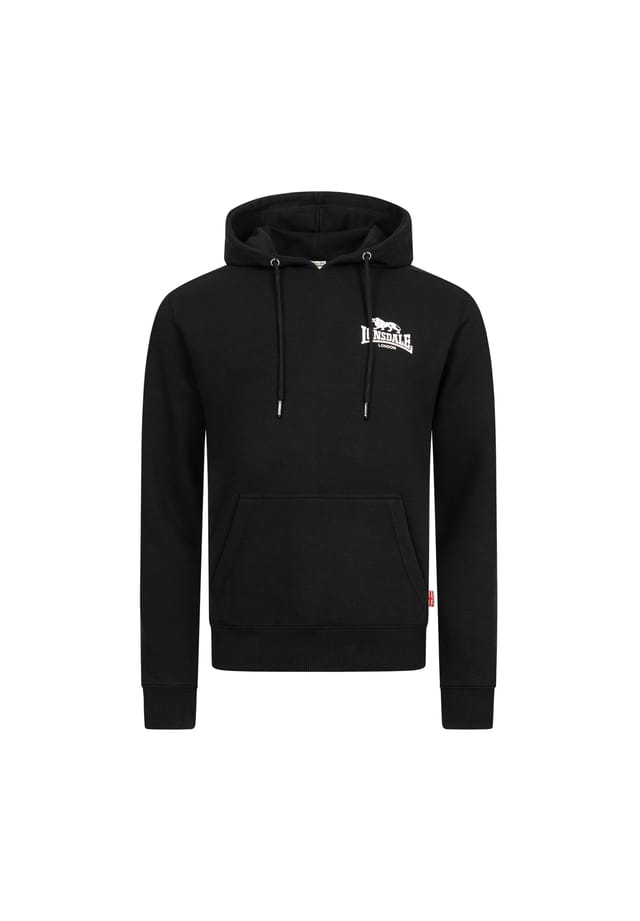 

Толстовка Claughton slim fit с капюшоном Lonsdale, черный
