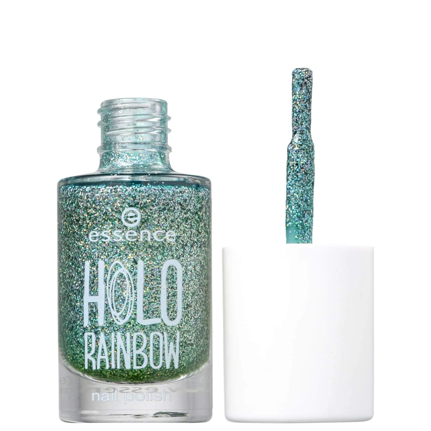 Голографический лак для ногтей «Holo Rainbow 02 Holo Maniac» 8 мл от Essence Essence