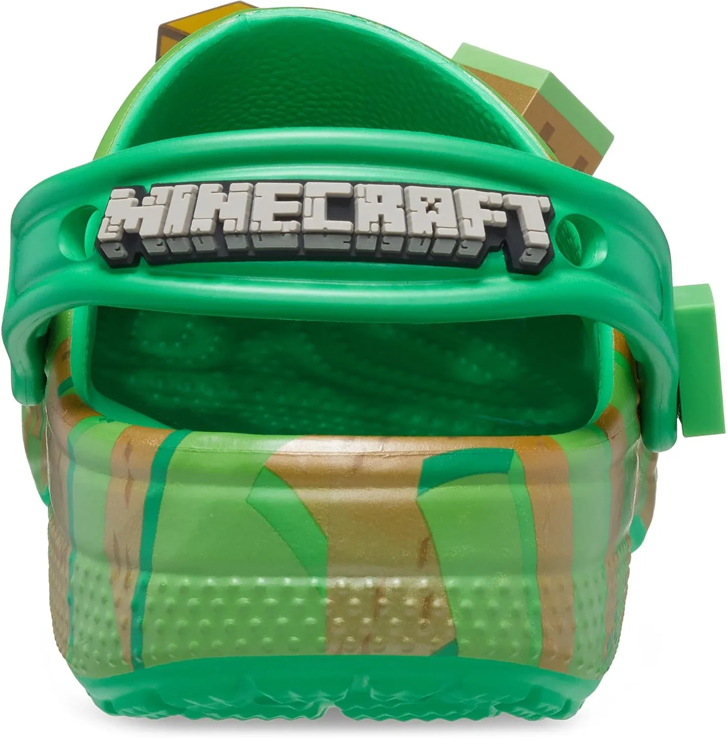 Кроксы Unix Minecraft Elevated Clog Crocs, Green — фото 2