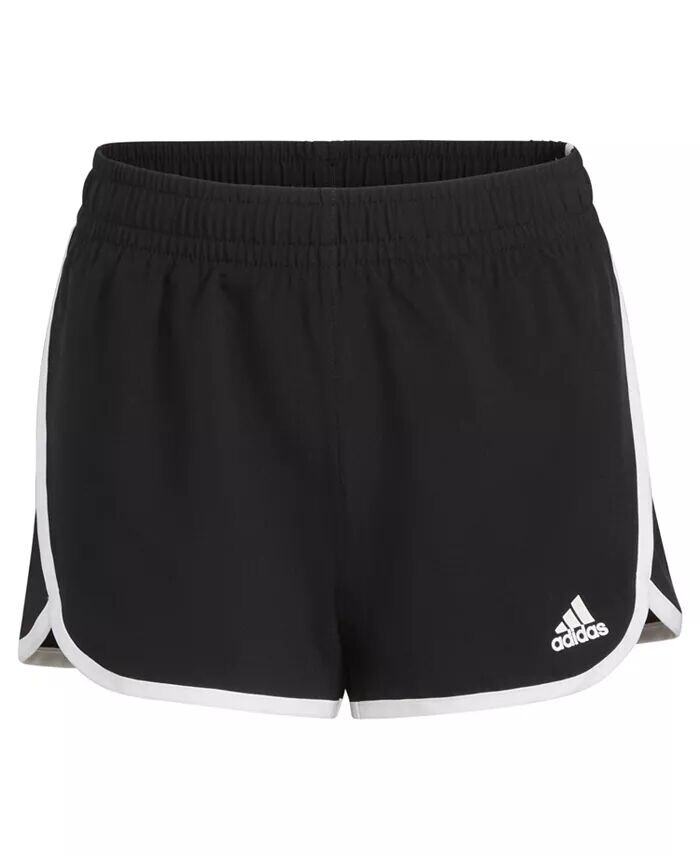 

Шорты ретро-тканые с эластичным поясом для больших девочек adidas