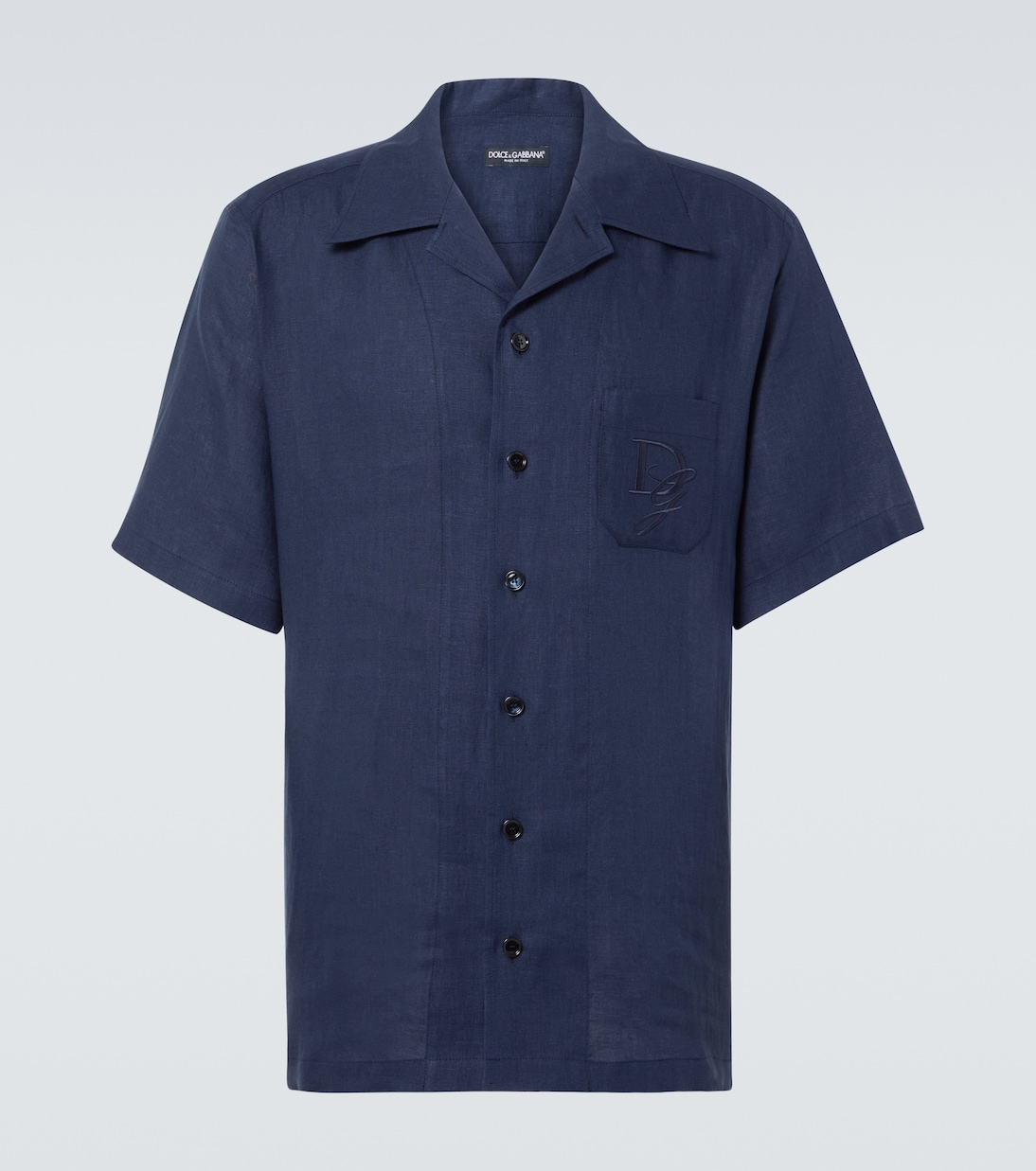 

DG льняная рубашка Dolce&Gabbana, Very Dark Blue 1