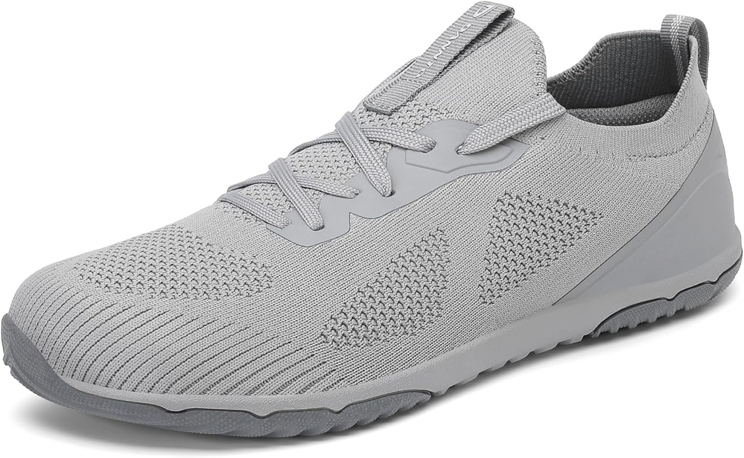 

Мужские кроссовки Dannto для ходьбы, минималистичные, с нулевым перепадом высоты подошвы и широким носком, идеально подходят для бега по пересеченной местности и занятий в спортзале, серый