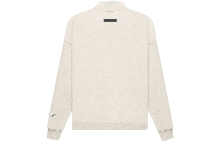Футболка-поло с воротником стойкой Core Collection Fear Of God Essentials, светло-бежевый — фото 3