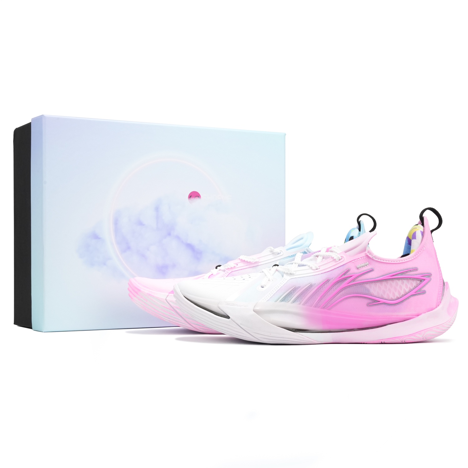 

Sonic 13 нескользящие баскетбольные кроссовки с амортизацией и поддержкой мужские low top LINING, розовый