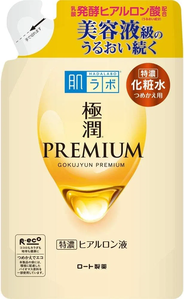 Тоник Hada Labo — Увлажняющий Gokujun Premium с гиалуроновой кислотой, 170 мл