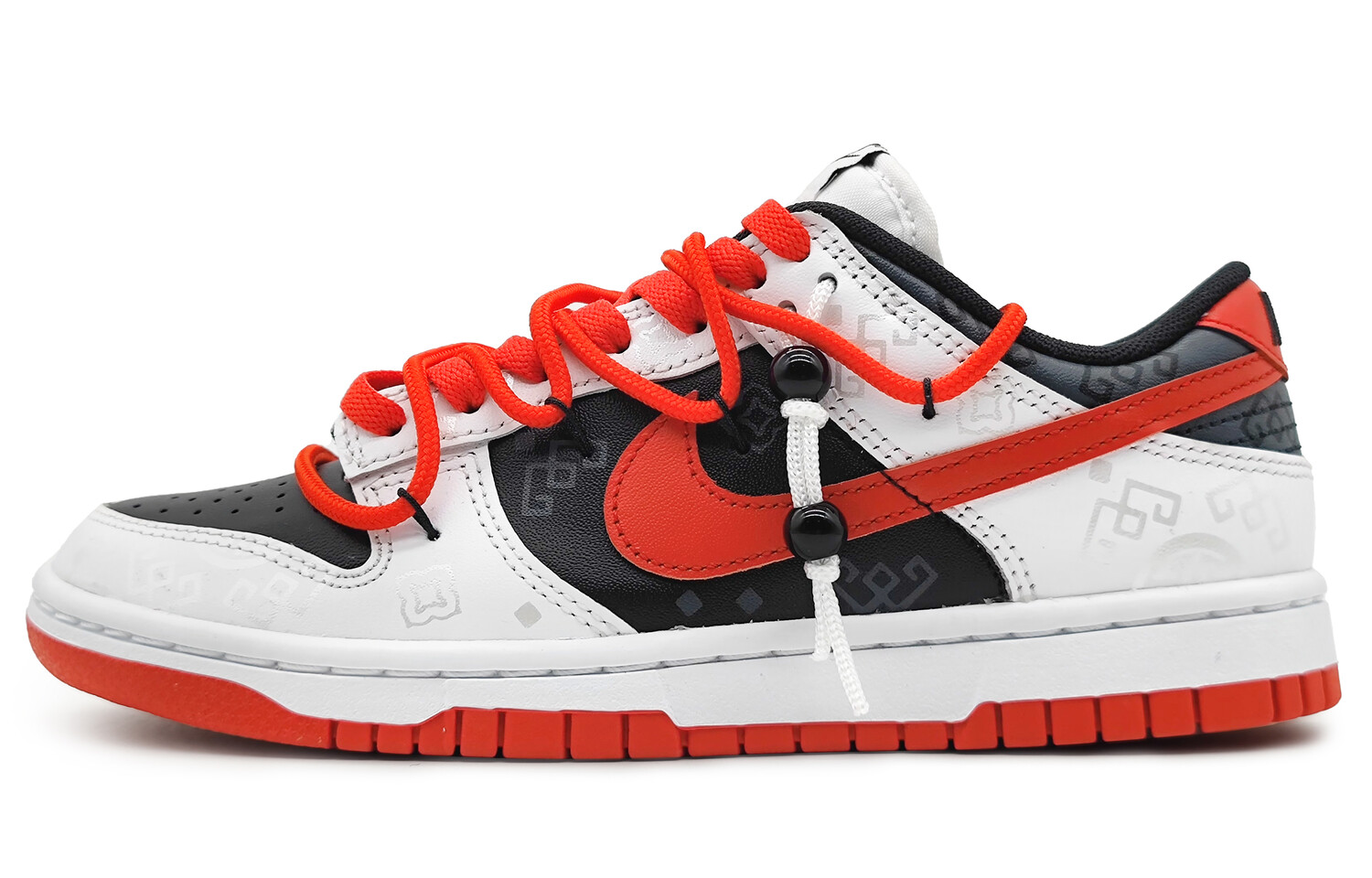 

Кроссовки Nike Dunk Skateboard Shoes Unisex Low-Top Black Red