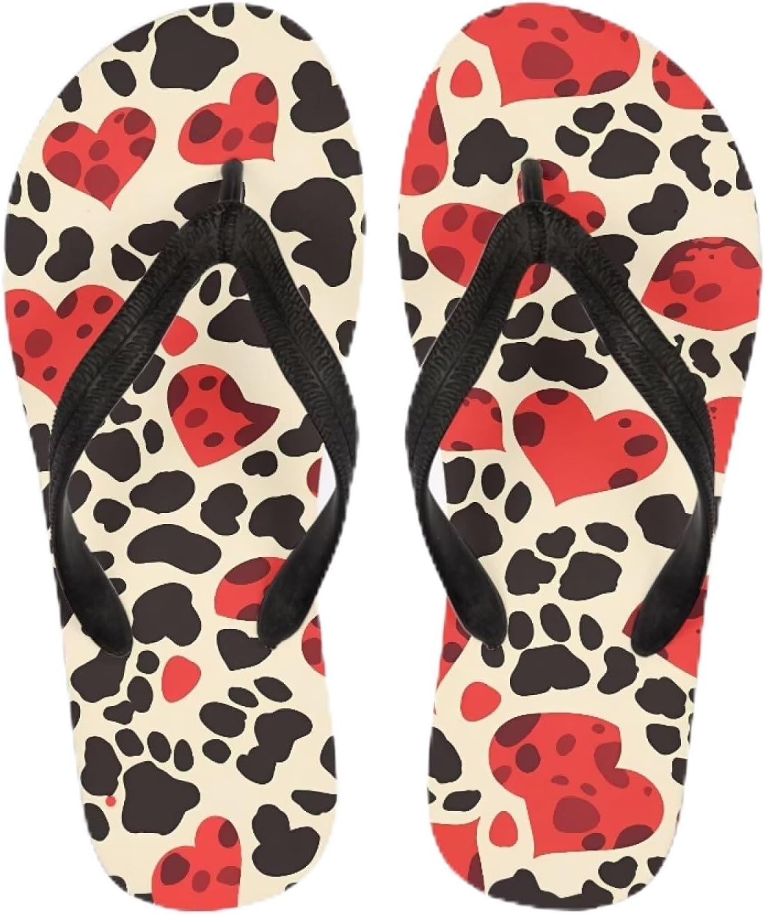 

Спортивные шлепанцы Pugasmiru для женщин и мужчин, удобные, легкие, для отдыха на природе, летом и на пляже, с принтом «тигровая шкура», Heart and Paw