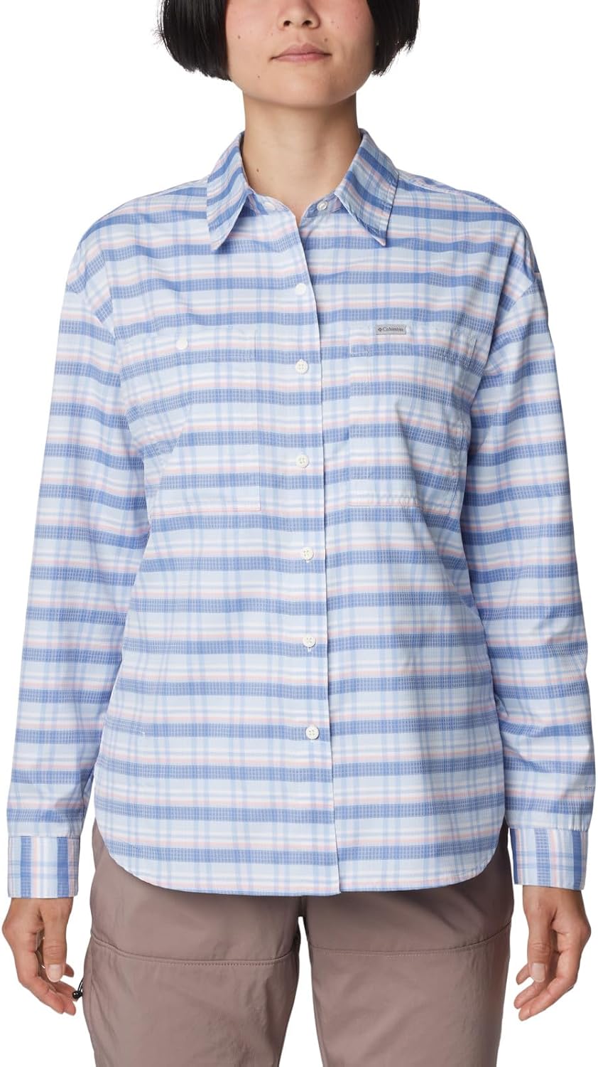

Женская рубашка Columbia Silver Ridge Utility Patterned с длинным рукавом, Eve Small Plaid