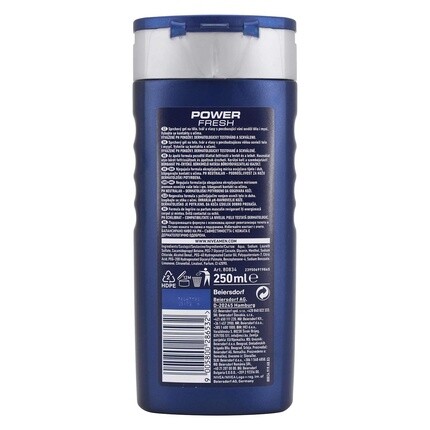 Nivea Гель для душа Men Power Fresh 250 мл — фото 2