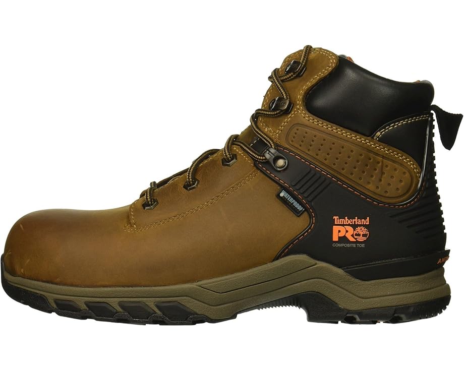Мужские ботинки Timberland PRO Hypercharge с водонепроницаемой мембраной, светло-коричневый — фото 4