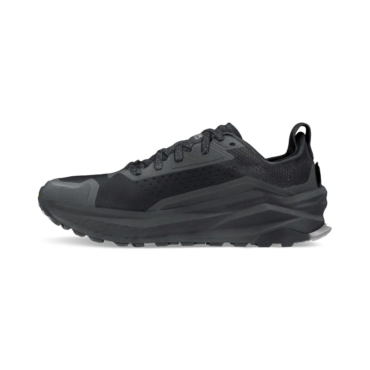 Олимпийские мужские трейловые кроссовки 6 Altra, Black/Black — фото 2