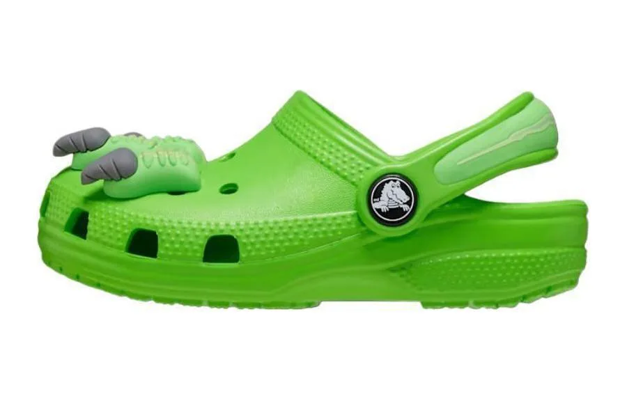 Crocs Детские сандалии Classic Clog Slip Resistant Anti Kick Plasticine Green