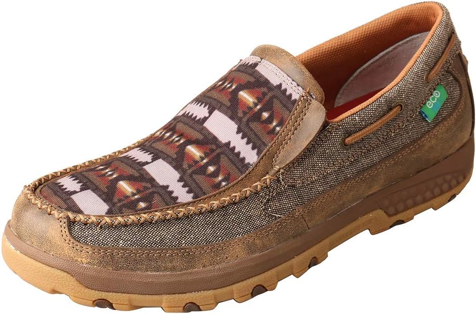 

Мужские ботинки Chelsea Wedge 4" Twisted X, мок-носок, смазанное седло, мультиколор