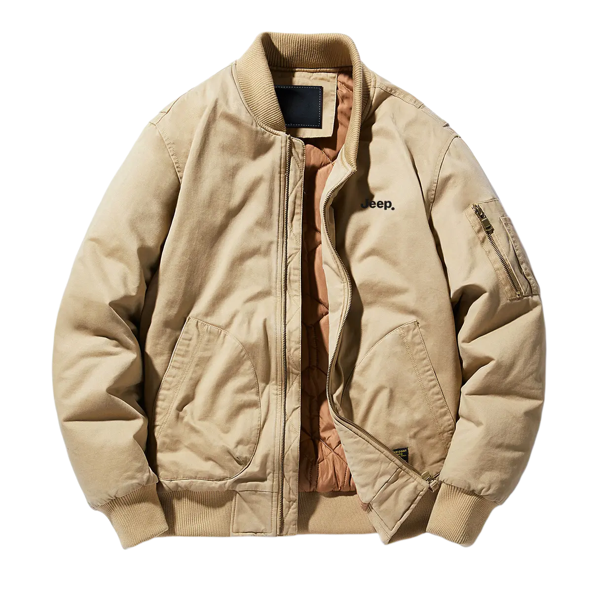 

Пуховик Unisex Hooded Moderate Jeep, хаки