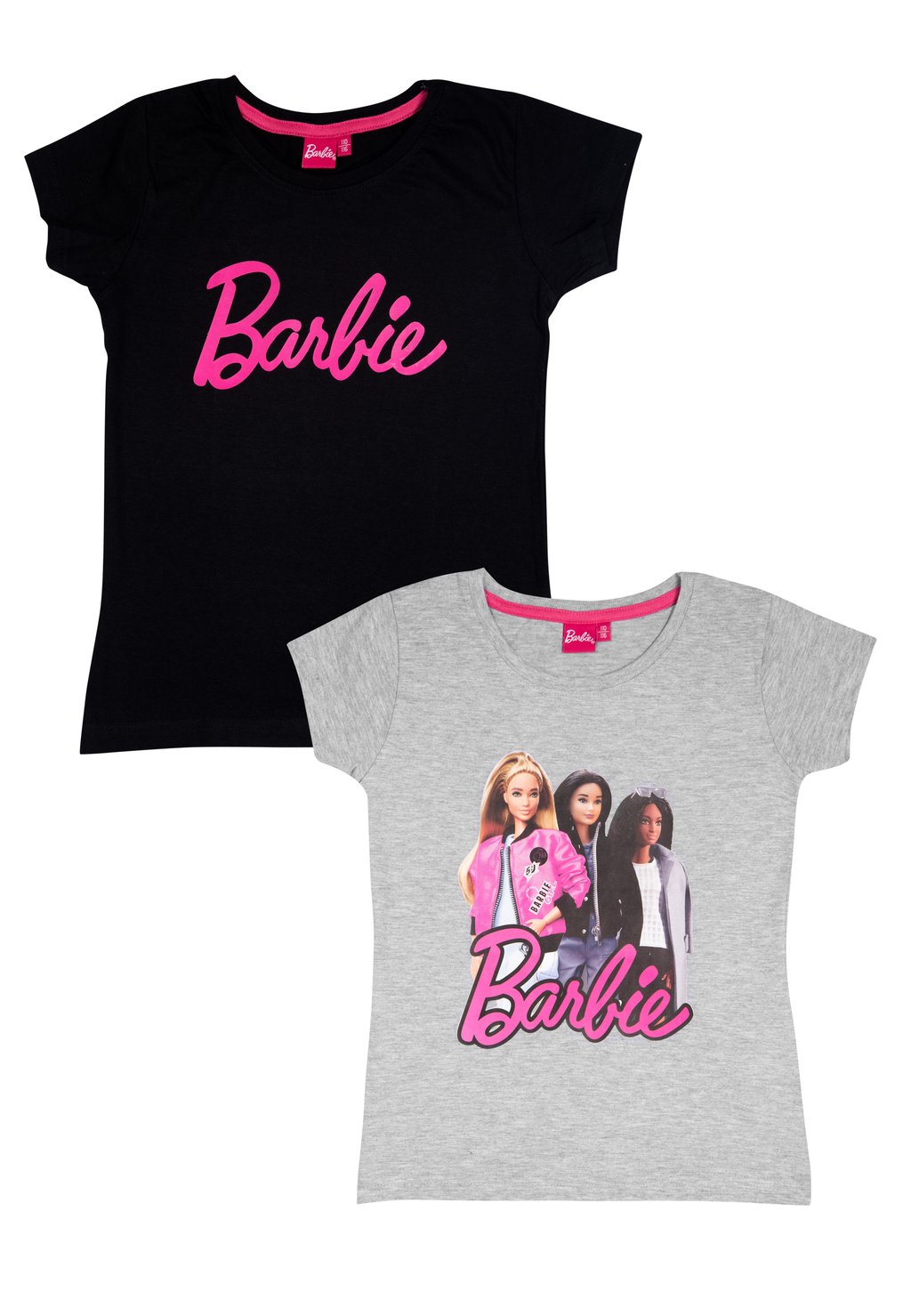 

Футболка с принтом 2ER PACK BARBIE KURZÄRMLIG United Labels, цвет schwarz grau