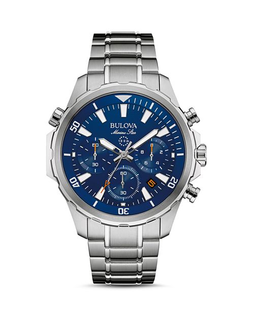 

Часы «Морской старт», 43 мм Bulova, цвет Blue