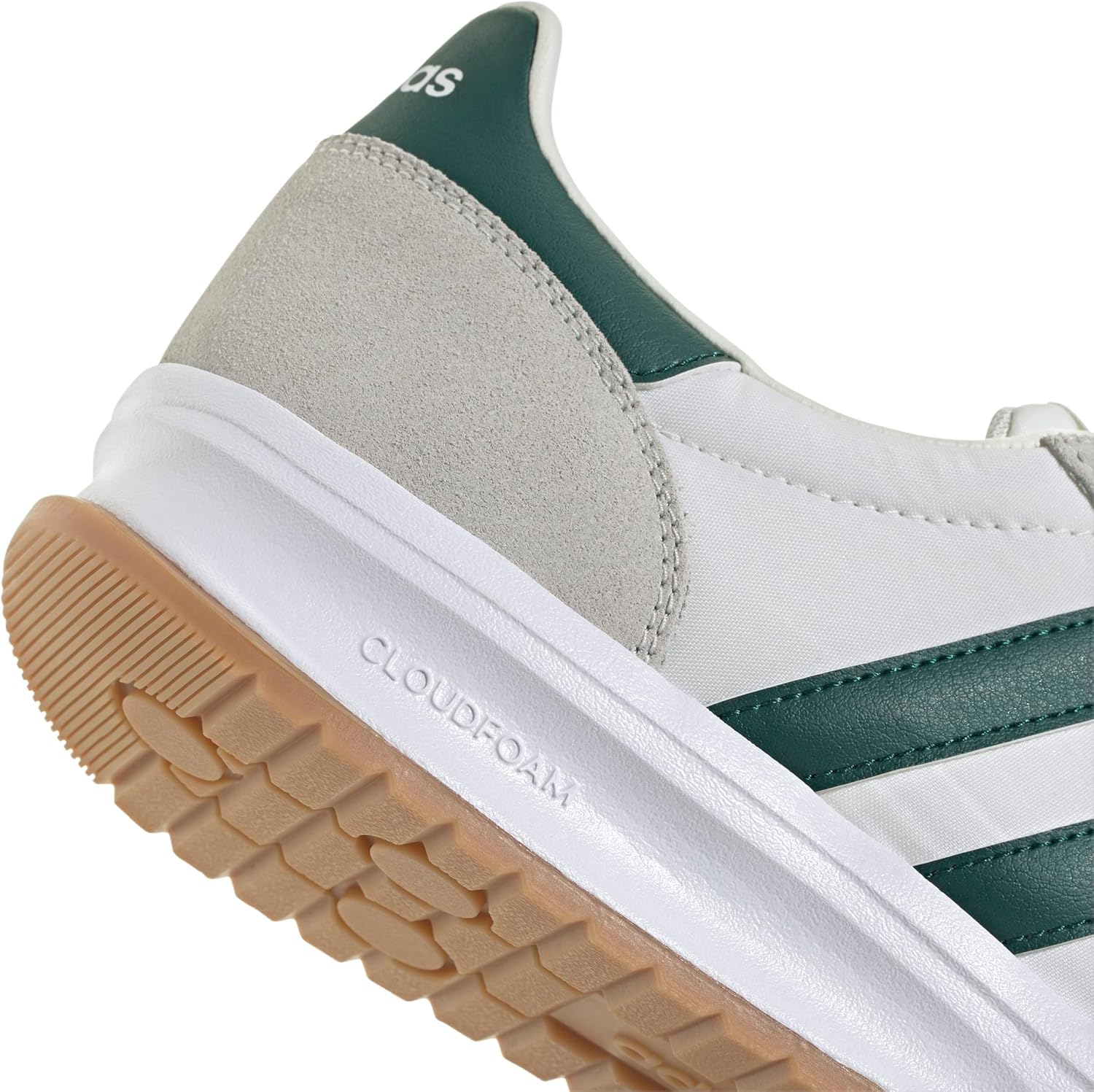 Мужские кроссовки adidas Run 70s 2.0, белый/слоновая кость/зеленый — фото 4