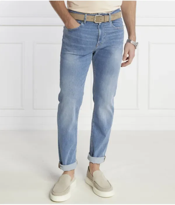 Джинсы Taber Zip BC-P skinny fit Boss Orange, синий — фото 3