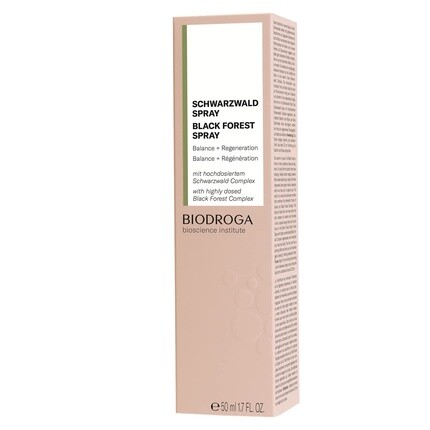 Biodroga Face Care Spray в аэрозольном флаконе 50 мл - Увлажняющий освежающий спрей для лица Bioscience Institute Black Forest Spray — фото 2