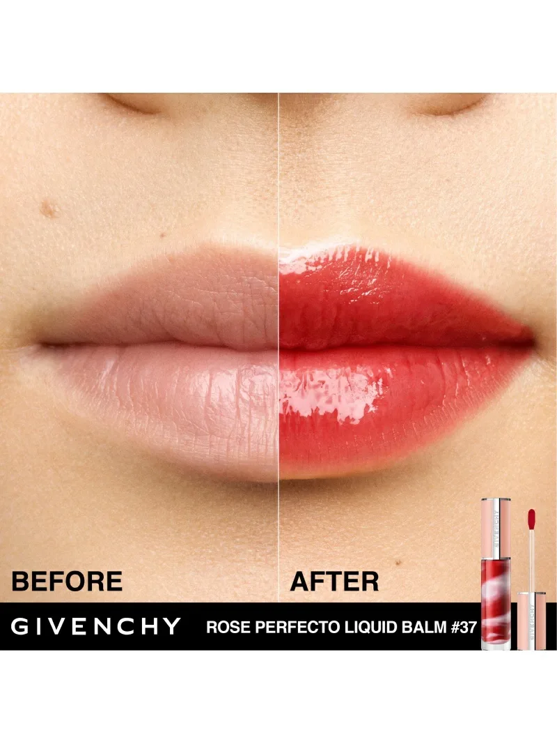 Блеск для губ Жидкий аромат Rose Perfect Givenchy Beauty, Rouge Grenat — фото 4