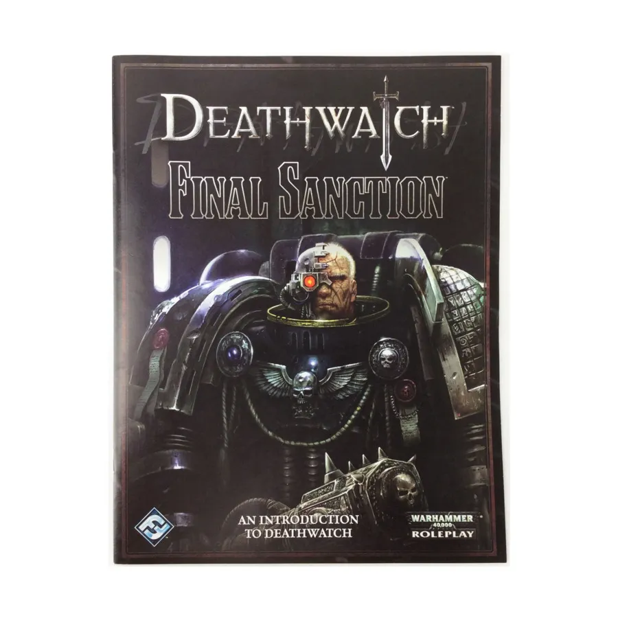 

Final Sanction, Warhammer 40,000 Role Playing - Deathwatch, мягкая обложка
