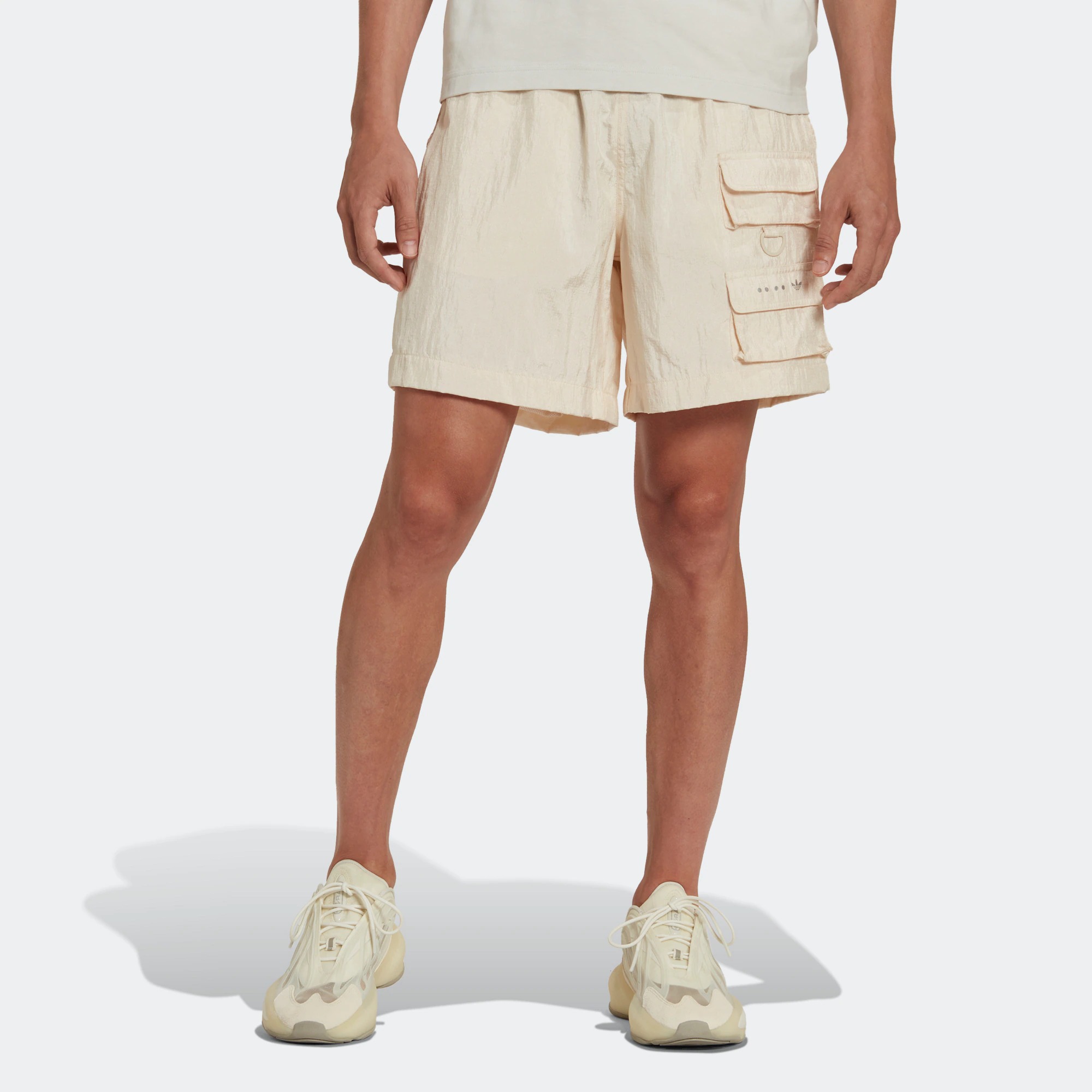 Adidas Originals Шорты Casual мужские Yellow/White — фото 3