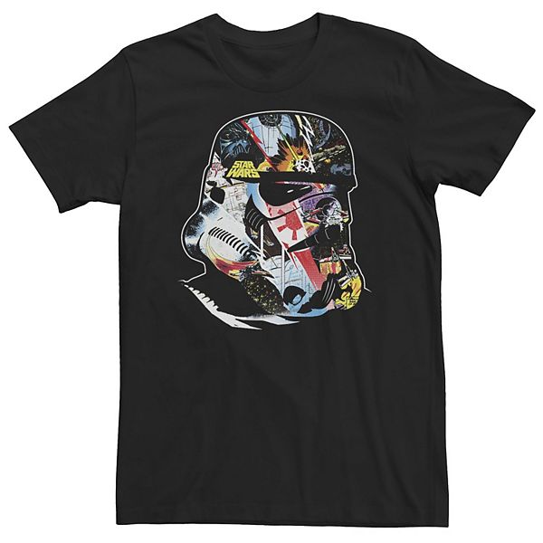 

Футболка Big & tall Star Wars Stormtrooper comic collage Licensed Character
