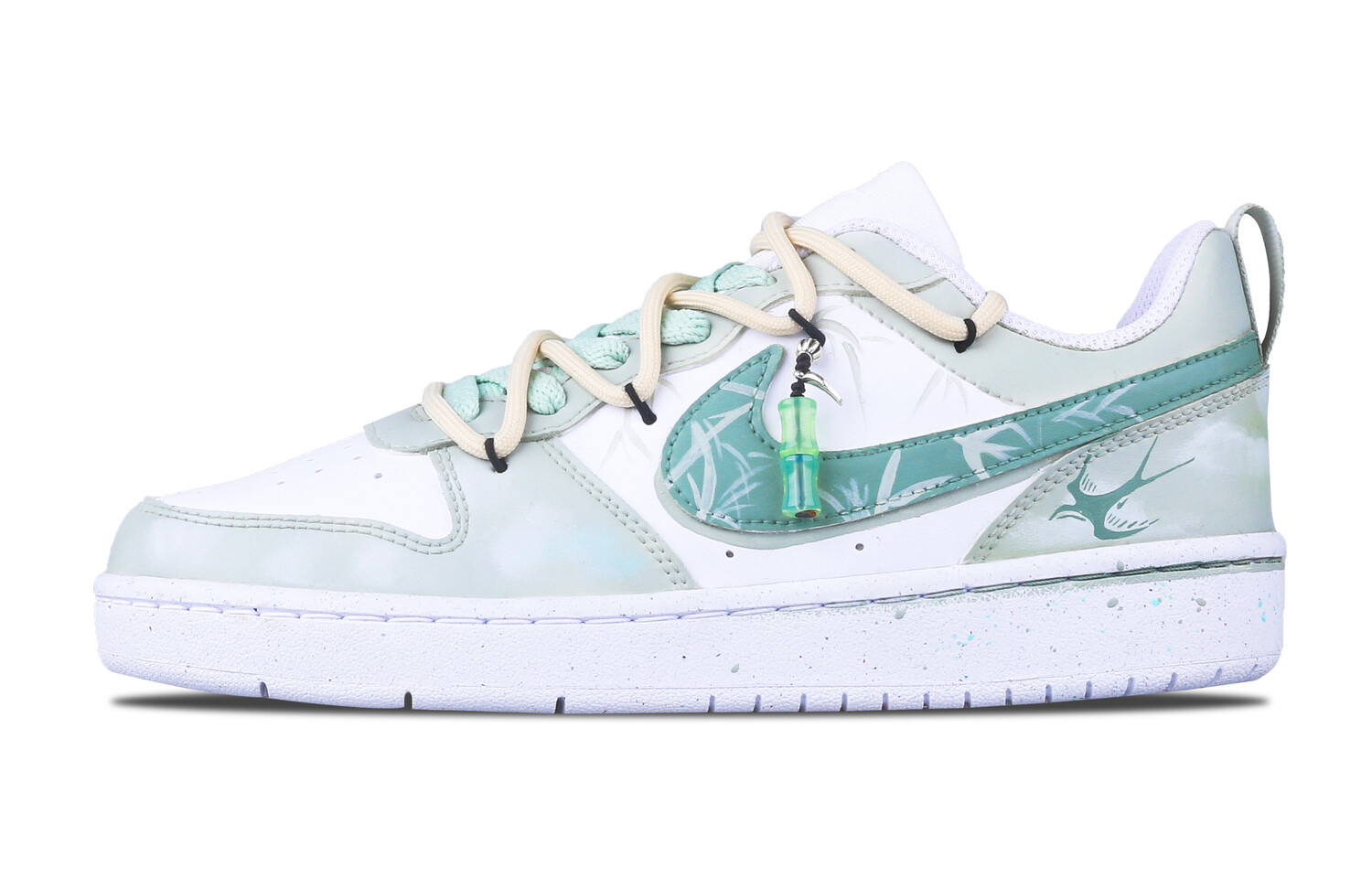 

Кроссовки Nike Court Borough Skateboarding Shoes Women's Low-top Cyan, белый