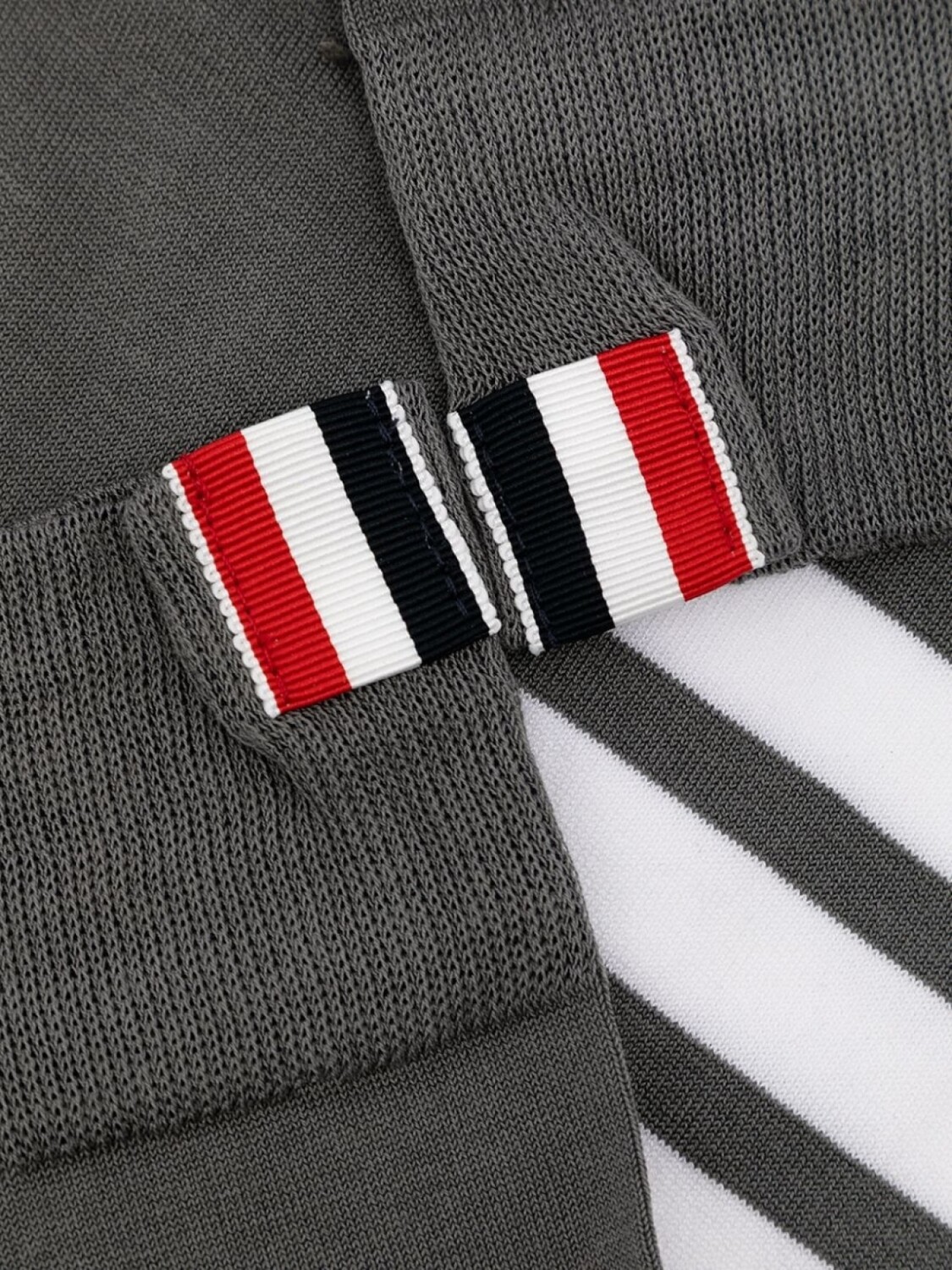 

Thom Browne носки с полосками 4-Bar, серый