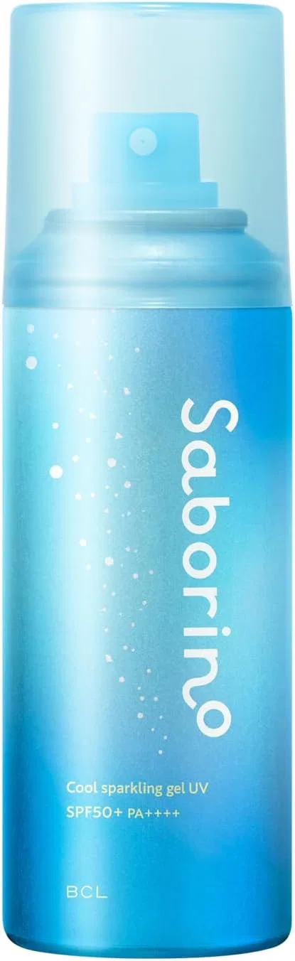 Солнцезащитный спрей Saborino Cooling Spark Gel UV SPF50+ PA++++ 65 г — фото 2