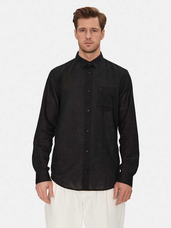 

Рубашка обычного кроя K10K114488 Calvin Klein, черный