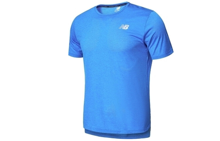 

Футболка мужская синяя New Balance, синий