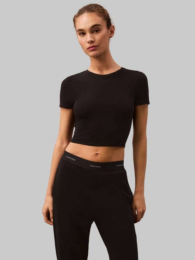 

Французские махровые брюки для отдыха Calvin Klein, черный