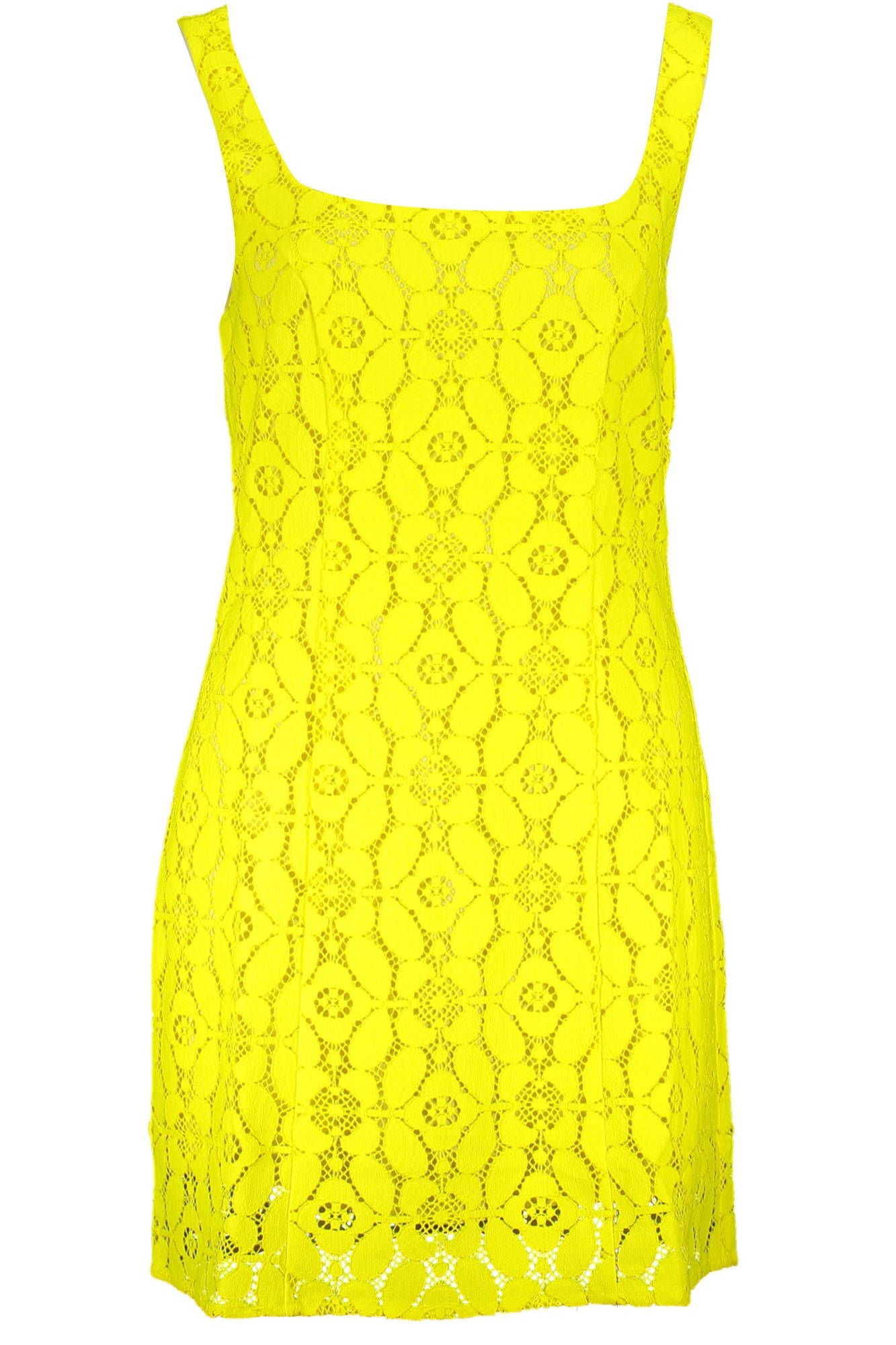 

Desigual Chic Square Neck Женское платье без рукавов, желтый