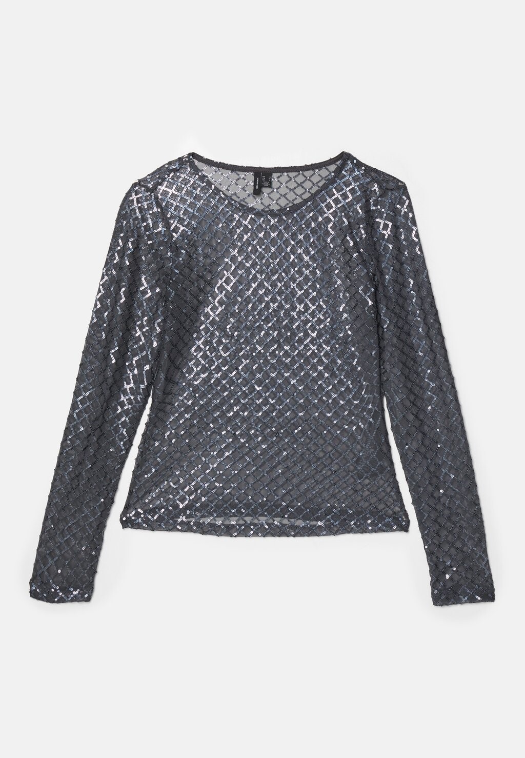 

Топ с длинными рукавами VMSAFINA O NECK Vero Moda, серый