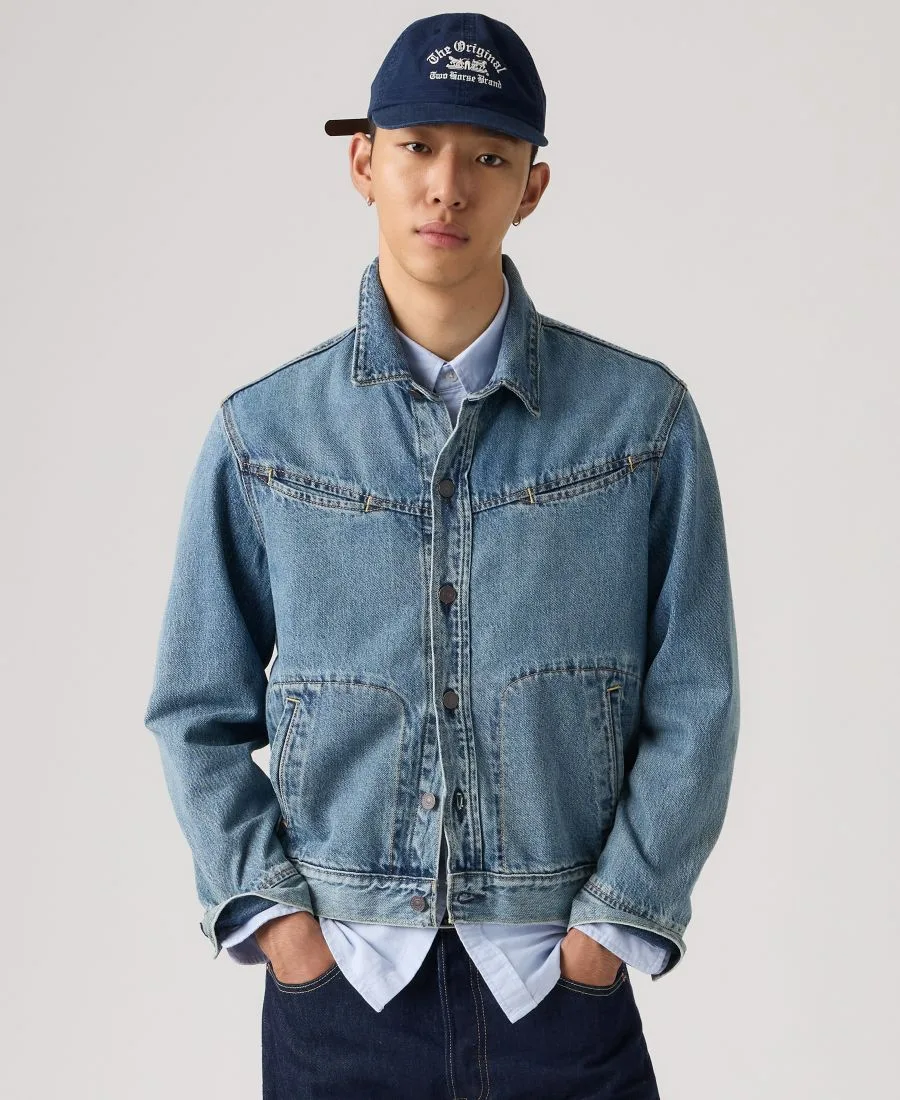 Куртка-тракер премиум-класса для мужчин, модель Market Miners Levi's, Enjoy The Route — фото 2